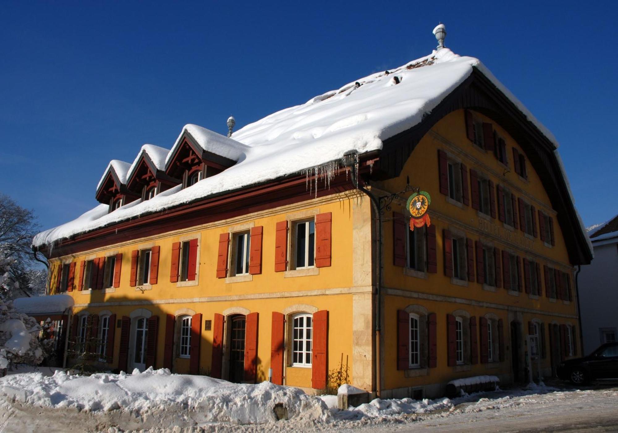 Hotel De L'Aigle Couvet Exterior photo